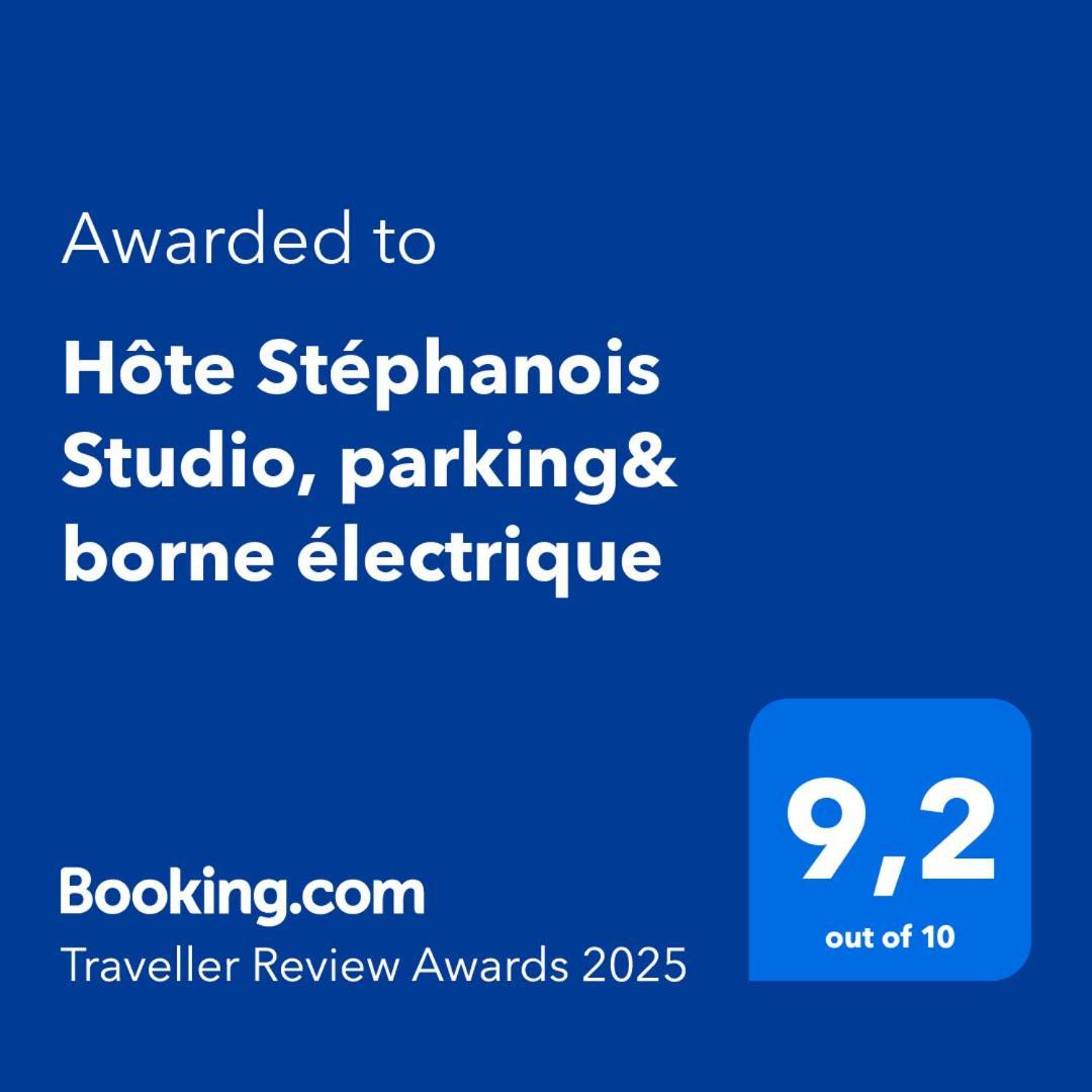 Hote Stephanois Studio, Parking& Borne Electrique Saint-Etienne  Exteriér fotografie